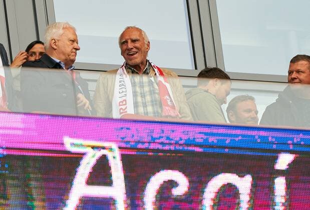 Dietrich MATESCHITZ, Red Bull Inhaber und Sponsor, RB LEIPZIG - FC BAYERN MUNICH 0-0 - DFL REGULATIONS PROHIBIT ANY USE OF PHOTOGRAPHS as IMAGE SEQUENCES and or QUASI-VIDEO - 1.German Soccer League , Leipzig, Germany, May 11, 2019 Season 2018 2019, matchday 33, FCB, Red Bull, München Photographer: Peter Schatz