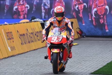 Weltmeister Marc Marquez (ESP), Honda, Repsol Honda Team , Red Bull Leipzig - FC Bayern Muenchen, Bundesliga, 11.05.2019 DFL REGULATIONS PROHIBIT ANY USE OF PHOTOGRAPHS AS IMAGE SEQUENCES AND OR QUASI-VIDEO Leipzig Sachsen Deutschland *** World Champion Marc Marquez ESP Honda Repsol Honda Team Red Bull Leipzig FC Bayern Muenchen Bundesliga 11 05 2019 DFL REGULATIONS PROHIBIT ANY USE OF PHOTOGRAPHS AS IMAGE SEQUENCES AND OR QUASI VIDEO Leipzig Sachsen Deutschland Copyright: xkolbert-press BurghardxSchreyerx