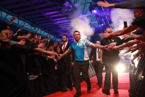 Gerwyn Price European Darts Grand Prix 2019 Sindelfingen am 12. 05. 2019 Sindelfingen Copyright: xEIBNER Benjamin_Laux EP_BLU