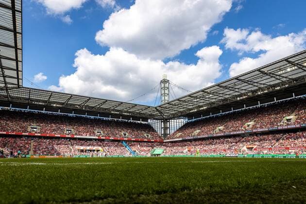 12.05.2019, Fussball, GER, Saison 2018 2019, 2. Bundesliga, 33. Spieltag, 1. FC Köln - SSV Jahn Regensburg Blick auf das Spielfeld und den Stadioninnenraum DFL REGULATIONS PROHIBIT ANY USE OF PHOTOGRAPHS AS IMAGE SEQUENCES AND OR QUASI-VIDEO.
