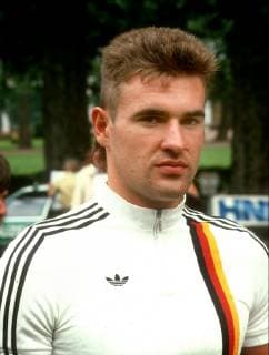 Radsport: Remig Stumpf Portrait Nationaltrikot Aufn. 01.08.1988.