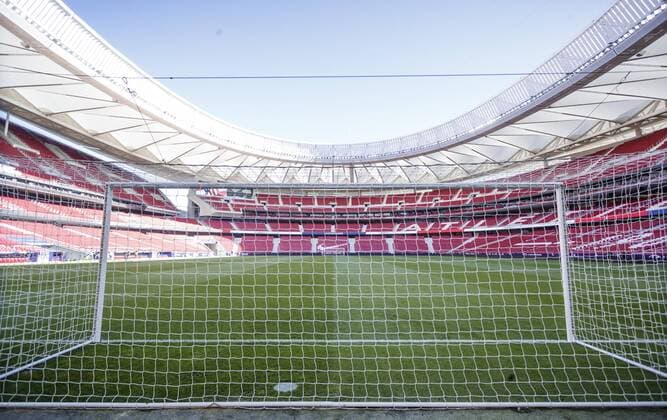 Madrid, Spain, 13.05.2019, Open Media Day in the Wanda Metropolitano, stadium of Atletico de Madrid, Interior view of the stadium ( Defodi-Madrid, Spain, 13.05.2019, Open Media Day in the Wanda Metropolitano, stadium of Atletico de Madrid, Interior view of the stadium ( Defodi-09-523-097196 DeFodi523
