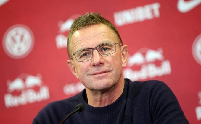 Sport Bilder des Tages RB Leipzig - Pressekonferenz Fussball Leipzig, 16.05.2019, RBL Akademie, Fussball, Bundesliga. , RB LEIPZIG - PK zwei Tage vor dem Spiel bei Werder Bremen, der letzten Partie der Bundesligasaison 2018 19. , Im Bild: Trainer Ralf Rangnick (RB Leipzig) ,