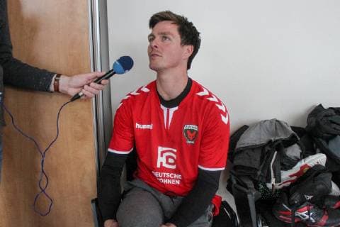 Handball, EHF-Cup, Final Four, Pressekonferenz Hans Lindberg (Berlin) HANDBALL : EHF Cup - Media Call - 16 05 2019 KevinDomas Panoramic 