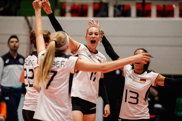 Montreux Volley Masters Germany vs Poland 2019 Louisa Lippmann (Germany 11) Montreux Volley Masters Germany vs Poland 2019 on May, 16, 2019 in Montreux (Switzerland).