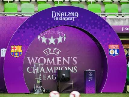 champions league final women Olympique Lyonnais women v Barcelona women during a training session prior to UEFA Women s Champions League final match between Olympique Lyonnais women v FC Barcelona, Barca women on May 17, 2018 at Ferencvaros Stadium in Budapest, Hungary UEFA Women s Champions League 2018 2019 xVIxVIxImagesx xGerritxvanxKeulenxIVx 14485590