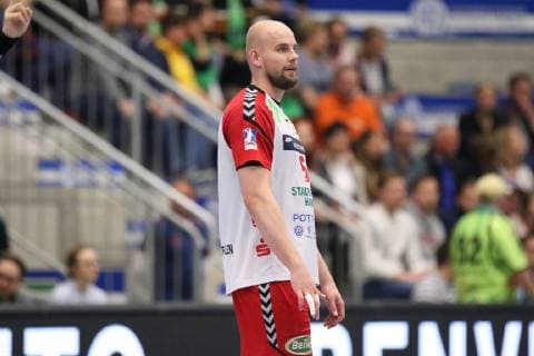Markus Fuchs (ASV Hamm-Westfalen 6), ASV Hamm-Westfalen vs TV Emsdetten, Handball, 2. Bundesliga, 17.05.2019, ASV Hamm-Westfalen vs TV Emsdetten, Handball, 2. Bundesliga, 17.05.2019 Hamm Copyright: xEIBNER JanxStrohdiekx EP_JSK