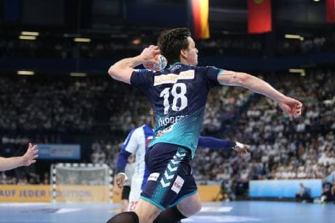 Hans Lindberg (Berlin) HANDBALL : EHF Cup - Demi-finale - Fuchse Berlin vs FC Porto - 17 05 2019 KevinDomas Panoramic 