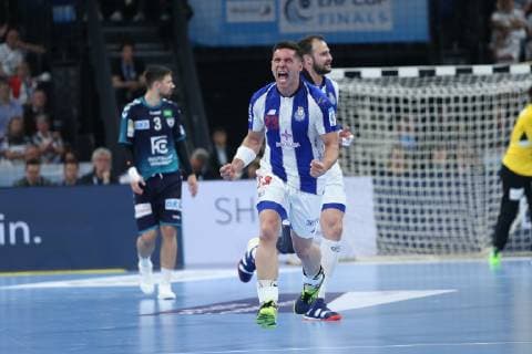Diogo Branquinho (Porto) HANDBALL : EHF Cup - Demi-finale - Fuchse Berlin vs FC Porto - 17 05 2019 KevinDomas Panoramic 