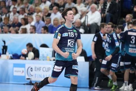 Hans Lindberg (Berlin) HANDBALL : EHF Cup - Demi-finale - Fuchse Berlin vs FC Porto - 17 05 2019 KevinDomas Panoramic 