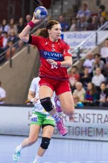 Ludwigsburg, Deutschland 18. Mai 2019: HBF - 18 19 - SG BBM Bietigheim vs. Frisch Auf Goeppingen Karolina Kudlacz-Gloc (Bietigheim) Ludwigsburg MHP Arena Baden-Württemberg Deutschland