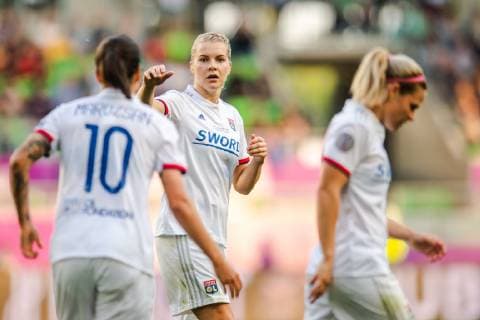 190518 Ada Hegerberg of Lyon during the UEFA Women s Champions League final match between Lyon and Barcelona on May 18, 2019 in Budapest. Photo: Jon Olav Nesvold BILDBYRAN kod JE 160443 Copyright: JONxOLAVxNESVOLD BB190518JE047