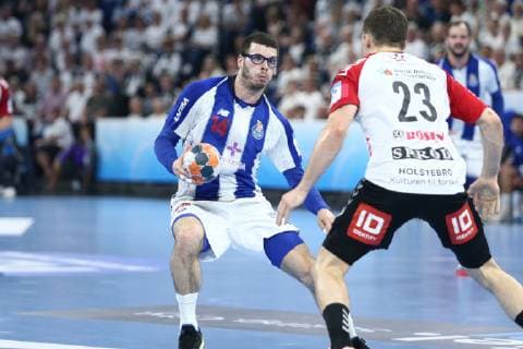 Handball, EHF-Cup, Team Tvis Holstebro - FC Porto, Spiel um Platz 3 Rui Silva (Porto) HANDBALL : EHF Cup - Finale 3 4 - TTH Holstebro vs FC Porto - 18 05 2019 KevinDomas Panoramic 