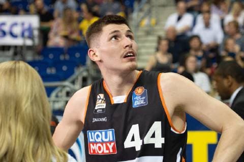 David Kraemer - Ulm, besorgt zur Halbzeit, Alba vs Ratiopharm Ulm, 18.05.19, GER,BBL, Alba Berlin vs ratiopharm Ulm, Mercedes Benz Arena, 18.05.19 Berlin Copyright: xEIBNER UwexKochx EP_UKH