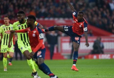 But de Nicolas Pepe ( LOSC ) FOOTBALL : Lille OSC vs Angers SCO - Ligue 1 - Lille - 18 05 2019 FedericoPestellini Panoramic 