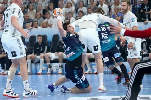Mijajlo Marsenic (Berlin) HANDBALL : EHF Cup - Finale - THW Kiel vs Fuchse Berlin - 18 05 2019 KevinDomas Panoramic 