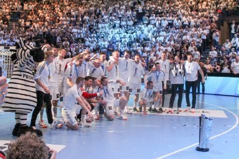 Handball, THW Kiel gewinnt EHF-Cup Kiel HANDBALL : EHF Cup - Finale - THW Kiel vs Fuchse Berlin - 18 05 2019 KevinDomas Panoramic 
