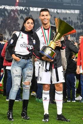 Cristiano Ronaldo dos Santos Aveiro (Juventus) and girlfriend Georgina Rodriguez during the Italian Serie A match between Juventus 1-1 Atalanta at Allianz Stadium on May 19 , 2019 in Torino, Italy. Noxthirdxpartyxsales  (103832318)