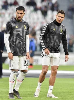 Italy: Juventus vs Atalanta Emre Can, Cristiano Ronaldo of Juventus FC during the Serie A match at Allianz Stadium, Turin Turin Turin Italy Allianz Stadium  AntonioxPoliax xPacificxPress