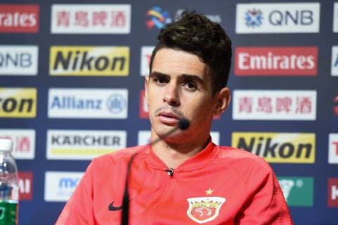 SHANGHAI, CHINA - MAY 21: Player Oscar of Shanghai SIPG attends a press conference, PK, Pressekonferenz after the AFC Champions League Group H match between Shanghai SIPG and Ulsan Hyundai at Shanghai Stadium on May 21, 2019 in Shanghai, China.  Copyright: xVCGx CFP111217609408 