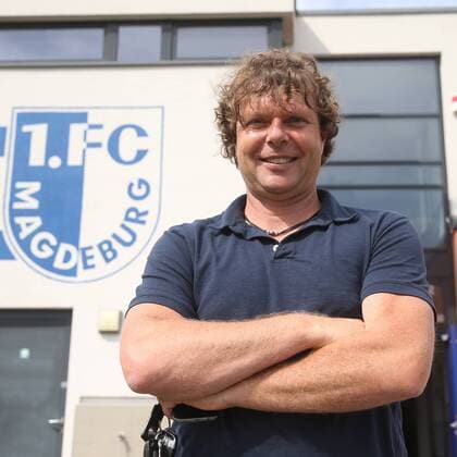 Trainer Stefan Krämer (1. FC Magdeburg) - Fussballtrainer Stefan Krämer hat heute seinen Vertrag beim 1. FC Magdeburg unterschrieben, und macht am Nachmittag eine Vorortbegehung an der MDCC Arena und den Trainingsplätzen in Magdeburg - Deutschland, Fussball, Mann, Maenner,21.05.2019