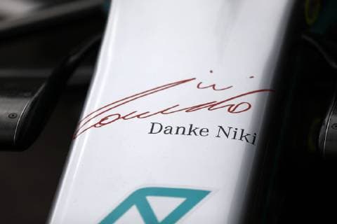 Motorsports: FIA Formula One World Championship, WM, Weltmeisterschaft 2019, Grand Prix of Monaco, Danke Niki in honor of Niki Lauda (22.02.1949 - 20.05.2019) Monte Carlo Monaco