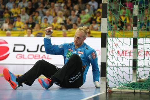 Mikael Appelgren (Loewen) beim Spiel Rhein Neckar Loewen vs. Frisch Auf Goeppingen in der 1. Handball Bundesliga am 23.05.2019, Rhein Neckar Loewen vs. Frisch auf Goeppingen, Handball, 1. Handball Bundesliga, 23.05.2019 Mannheim Copyright: xEIBNER MichaelxBermelx EP_eer