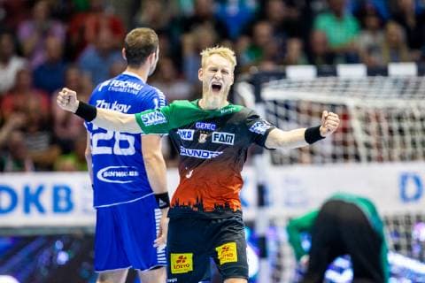 Matthias Musche 6 (SC Magdeburg) waehrend der Saison 2018-2019 in der 1. Handball Bundesliga (Herren) zwischen SC Magdeburg und VfL Gummersbach in der GETEC Arena am 23. May 2019 in Magdeburg, Sachsen Anhalt (Saxony Anhalt), Deutschland (Germany)