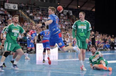 Jan Schffer Schaeffer (Erlangen 25) beim Spiel SC DHfK Leipzig vs HC Erlangen, Handball, 1.Liga, 23.05.19 SC DHfK Leipzig vs HC Erlangen, Handball, 1.Liga, 23.05.19 Leipzig Copyright: xEIBNER ChristianxModlax EP_CMA