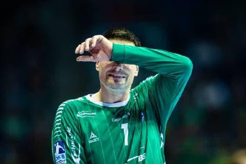 Carsten Lichtlein 1(VfL Gummersbach) waehrend der Saison 2018-2019 in der 1. Handball Bundesliga (Herren) zwischen SC Magdeburg und VfL Gummersbach in der GETEC Arena am 23. May 2019 in Magdeburg, Sachsen Anhalt (Saxony Anhalt), Deutschland (Germany)