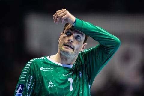 Carsten Lichtlein 1(VfL Gummersbach) waehrend der Saison 2018-2019 in der 1. Handball Bundesliga (Herren) zwischen SC Magdeburg und VfL Gummersbach in der GETEC Arena am 23. May 2019 in Magdeburg, Sachsen Anhalt (Saxony Anhalt), Deutschland (Germany) *** Carsten Lichtlein 1 VfL Gummersbach during the season 2018 2019 in the 1 Handball Bundesliga Men between SC Magdeburg and VfL Gummersbach in the GETEC Arena on 23 May 2019 in Magdeburg, Sachsen Anhalt Saxony Anhalt , Germany Germany Germany