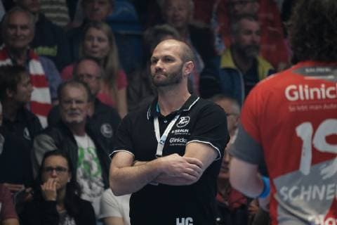 23.05.2019 xkhx Melsungen, Rothenbachhalle DKB Handball-Bundesliga Saison 2018 2019 MT Melsungen gegen TSV Hannover-Burgdorf Heiko Grimm (Trainer MT Melsungen)