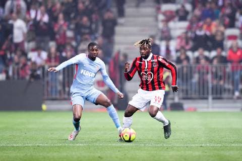 02 FODE BALLO TOURE (MONA) - 07 ALLAN SAINT MAXIMIN (NICE) FOOTBALL : Nice vs Monaco - Ligue 1 Conforama - 24 05 2019 FEP Panoramic 