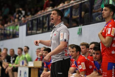 Jens Buerkle (Trainer HBW Balingen-Weilstetten), TV Emsdetten vs HBW Balingen-Weilstetten, Handball, 2. Bundesliga, 24.05.2019, TV Emsdetten vs HBW Balingen-Weilstetten, Handball, 2. Bundesliga, 24.05.2019 Emsdetten Copyright: xEIBNER JanxStrohdiekx EP_JSK