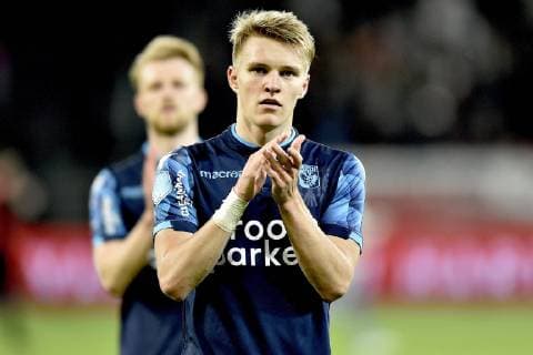 UTRECHT, 24-05-2019, Dutch Eredivisie Stadion Galgenwaard, season 2018 - 2019, Vitesse player Martin Odegaard thanking the supporters after the match FC Utrecht - Vitesse Utrecht - Vitesse (play off)  x3497856x Copyright: