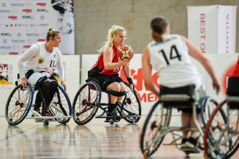 Nations Cup Cologne: Deutschland vs. Kanada, 24.05.2019 Kady Dandeneau (Team Kanada 13), Nations Cup Cologne: Deutschland vs. Kanada am 24.05.2019 im Sporthalle Bergischer Ring, Koeln (Nordrhein-Westfalen)