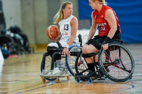 Nations Cup Cologne: Deutschland vs. Kanada, 24.05.2019 Svenja Mayer (Team Deutschland 13), Nations Cup Cologne: Deutschland vs. Kanada am 24.05.2019 im Sporthalle Bergischer Ring, Koeln (Nordrhein-Westfalen)