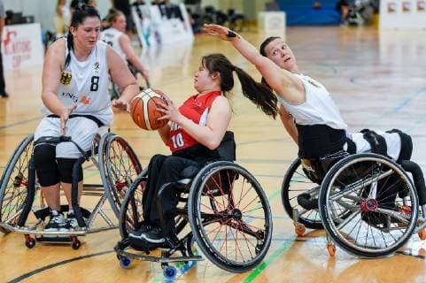 Nations Cup Cologne: Deutschland vs. Kanada, 24.05.2019 Puisand Lai (Team Kanada 10), Nations Cup Cologne: Deutschland vs. Kanada am 24.05.2019 im Sporthalle Bergischer Ring, Koeln (Nordrhein-Westfalen)