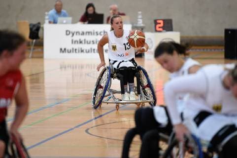 Nations Cup Cologne: Deutschland vs. Kanada, 24.05.2019 Svenja Mayer (Team Deutschland 13), Nations Cup Cologne: Deutschland vs. Kanada am 24.05.2019 im Sporthalle Bergischer Ring, Koeln (Nordrhein-Westfalen)