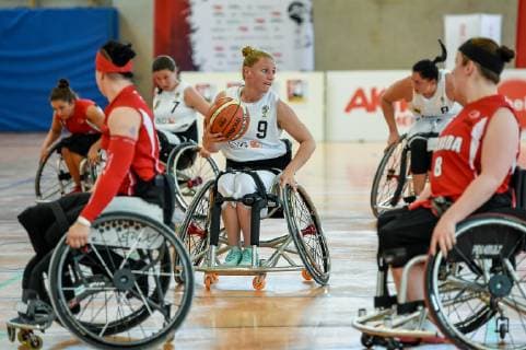 Nations Cup Cologne: Deutschland vs. Kanada, 24.05.2019 Laura Fuerst (Team Deutschland 9), Nations Cup Cologne: Deutschland vs. Kanada am 24.05.2019 im Sporthalle Bergischer Ring, Koeln (Nordrhein-Westfalen)