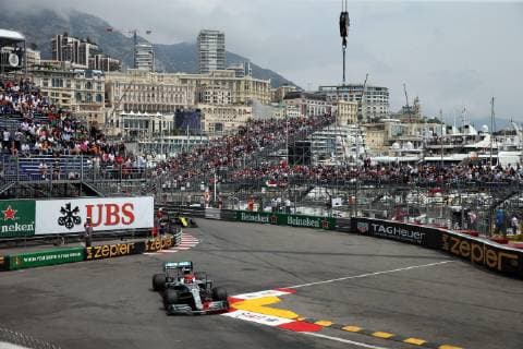 Photo4 LaPresse 25 05 2019 Monte Carlo, Monaco Grand Prix Formula One Monaco 2019 In the pic: Lewis Hamilton (GBR) Mercedes AMG F1 W10  Copyright: xPhoto4 LaPressex