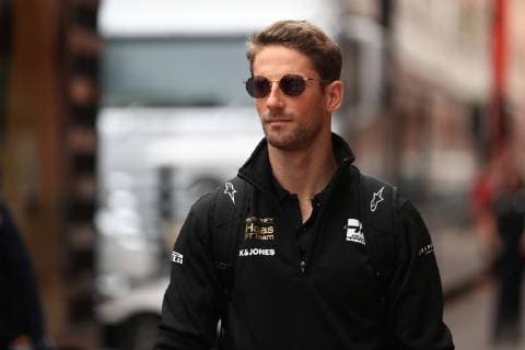 26th May 2019, Monte Carlo, Monaco; F1 Grand Prix of Monte Carlo, race day; Rich Energy Haas F1 Team, Romain Grosjean arrives on race day  ActionPlus12138034 Octane