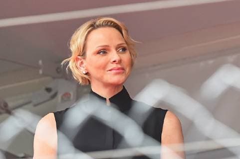 26.05.2019, xekx, Formel 1 FIA, 2019 Monaco Grand Prix - Rennen emspor, v.l. Charlene von Monaco (DFL DFB REGULATIONS PROHIBIT ANY USE OF PHOTOGRAPHS as IMAGE SEQUENCES and or QUASI-VIDEO) Monte Carlo