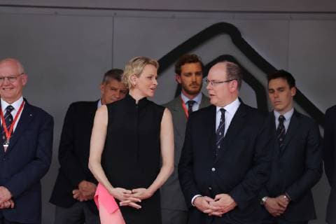 Photo4 LaPresse 26 05 2019 Monte Carlo, Monaco Grand Prix Formula One Monaco 2019 In the pic: S.A.S. Prince Albert II and S.A.S La Princesse Charlene De Monaco  Copyright: xPhoto4 LaPressex