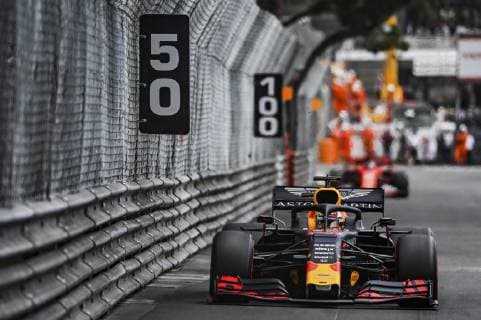 Motorsports: FIA Formula One World Championship, WM, Weltmeisterschaft 2019, Grand Prix of Monaco, 33 Max Verstappen (NLD, Aston Martin Red Bull Racing), Monte Carlo Monaco