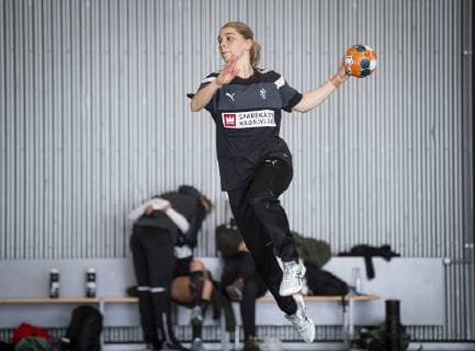 Trine OEstergaard ved landsholdets traening foer VM-kampe mod Schweiz i Hafnia Hallen, tirsdag den 28. maj 2019. , Copenhagen Denmark Copyright: Scanpix LiselottexSabroex cop103 spdk20190528-124511-L