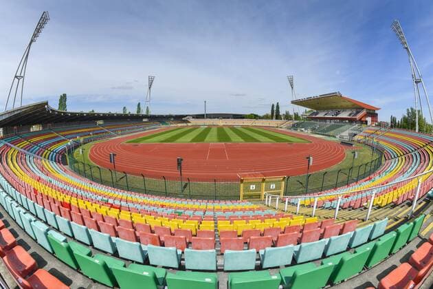 Friedrich-Ludwig-Jahn-Stadion, Eberswalder Straße, Prenzlauer Berg, Pankow, Berlin, Deutschland