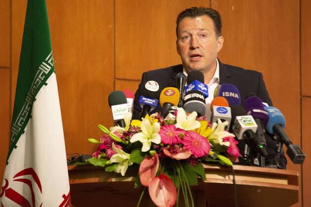 May 29, 2019 - Tehran, Tehran, Iran - MARC WILMOTS, a former Belgium international and head coach, will lead Iran national team, Nationalteam with the aim of competing in the FIFA World Cup, WM, Weltmeisterschaft, Fussball Qatar 2022. FFIRI Announced Marc Wilmots As The New Head Coach Of The National Team - ZUMAm183 91573980st Copyright: xAminxMonfaredx