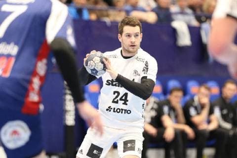 Miha Zarabec (THW Kiel 24), TBV Lemgo Lippe vs THW Kiel, Handball, 1. Bundesliga, 29.05.2019, TBV Lemgo Lippe vs THW Kiel, Handball, 1. Bundesliga, 29.05.2019 Lemgo Copyright: xEibner-Pressefotox xJanxStrohdiekx EP_JSK
