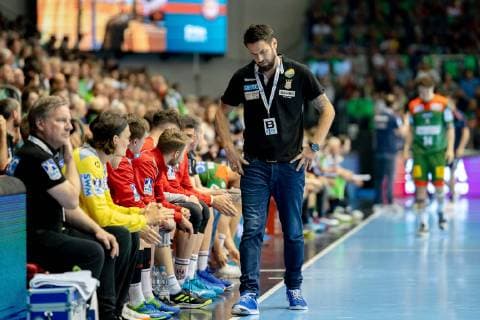 Bennet Wiegert (Trainer SC Magdeburg) SC Magdeburg vs SG BBM Bietigheim SC Magdeburg vs SG BBM Bietigheim, Handball, DKB Handball Bundesliga, Saison 2018 2019, 29.05.2019 Magdeburg Copyright: xDanielxReinelt xEibner-Pressefotox EP_drt